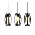 Pendant Light - Row of Three - Black