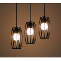 Pendant Light - Row of Three - Black