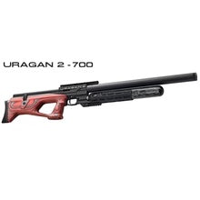 Uragan 2 PCP Air Rifle, Red Laminate Stock, 700mm Barrel, 5.5mm
