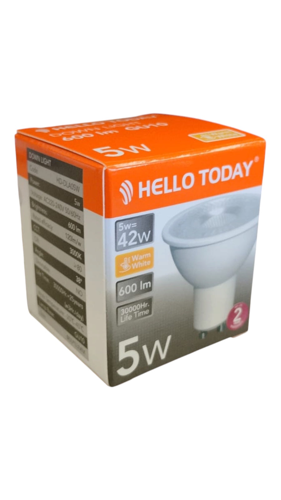 Hello Today GU10 LED Downlights 5W - Pack of 10