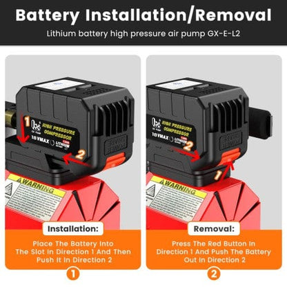 12V Mini High Pressure Compressor - Single Battery Unit - 300Bar Fill Pressure