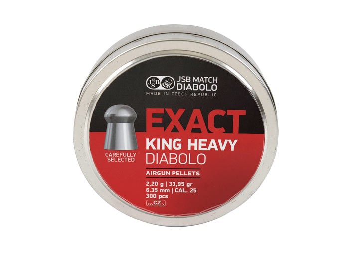 JSB Diabolo Exact HEAVY KING .25/6.35mm cal