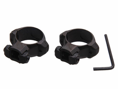 1" 2-PIECE DOVETAIL RING MOUNT SET