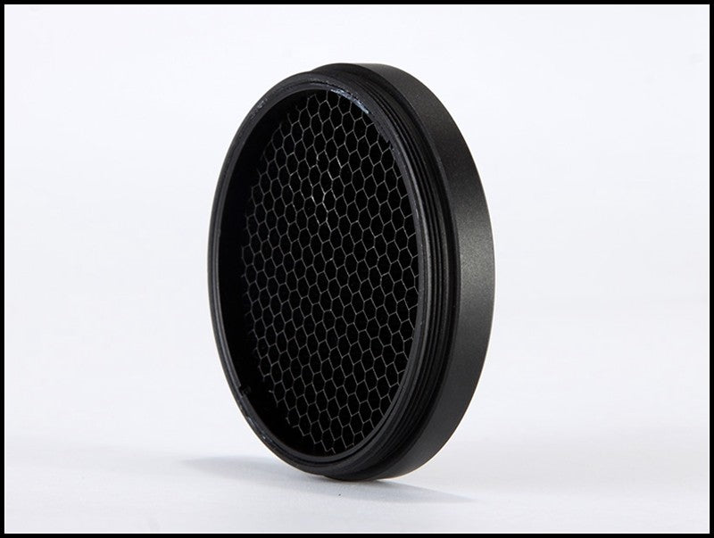 Honeycomb scope lens cover for 50mm lenses