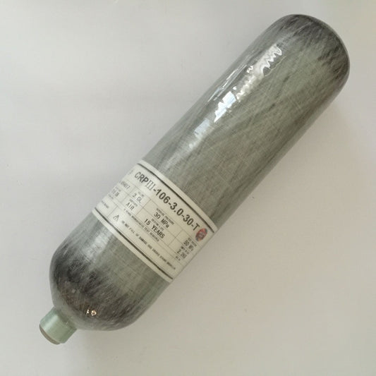 3L 300bar Carbon wrapped Air Cylinder