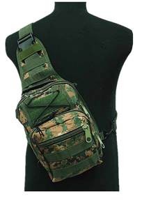 Green Digital Camo Shoulder Bag - Large