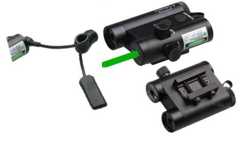 Led Torch plus Laser, Picatinny Mount