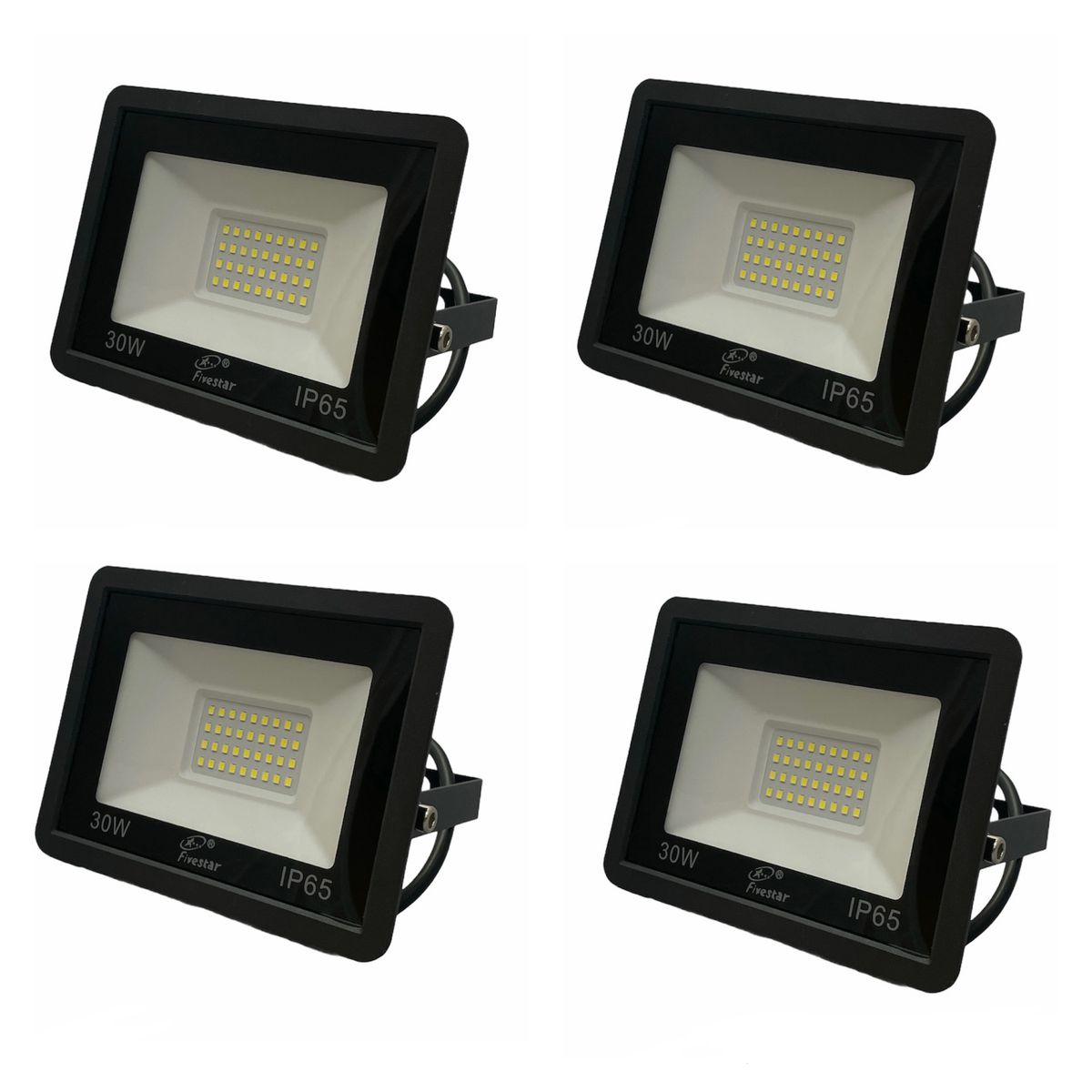 30w LED Floodlight - Set Of 4