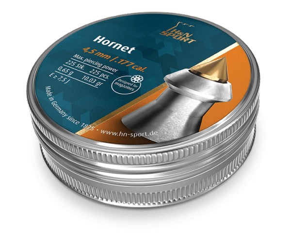 H&N HORNET 4.50MM 10.03GRAIN 225/TIN