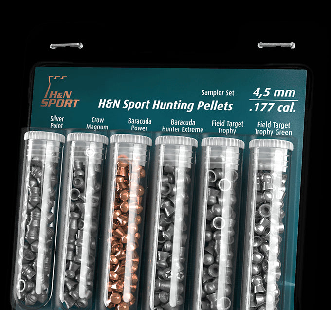 H&N SAMPLER HUNTING PELLETS 4.50MM/ 6 TYPES