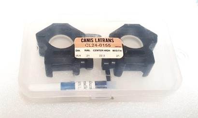 CANIS LATRANS 1" 2 PIECE PICATINNY MOUNT SET