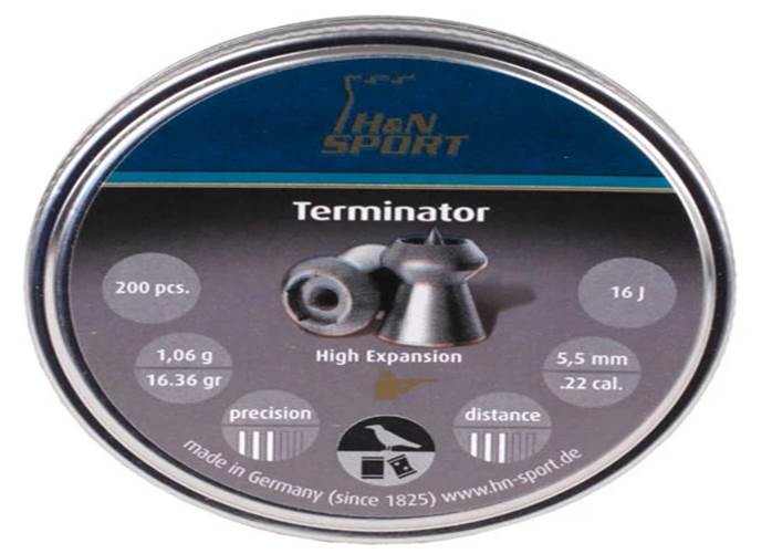 H&N TERMINATOR 5.5MM 16.36 GRAIN/ 200S