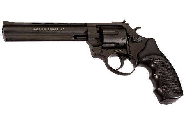 ZORAKI BLANK REVOLVER - R1, 6" BARREL  - black