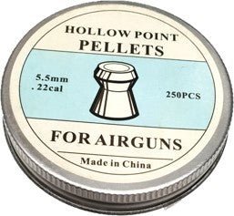 Pelletgun Hollowpoint pellet 5.5mm/.22Cal