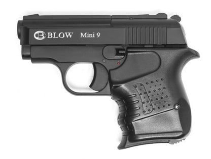 MINI 9 BLOW BLANK PISTOL, BLACK