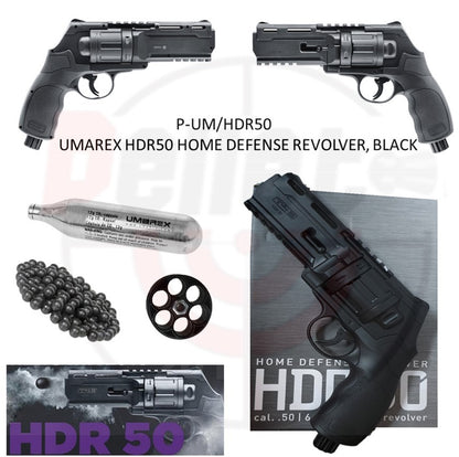 UMAREX HDR50 HOME DEFENSE REVOLVER, BLACK