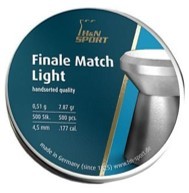 H&N FINALE MATCH LIGHT 7.87 GRAIN 500 PER PACK