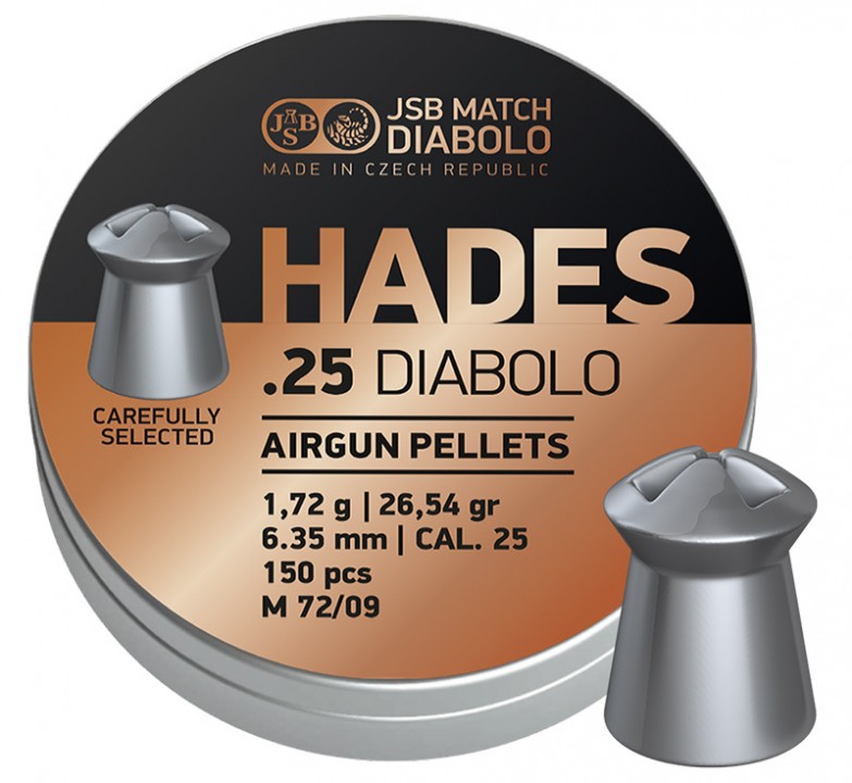 JSB HADES 6.35MM, *300 PER TIN, 26.54 GRAIN