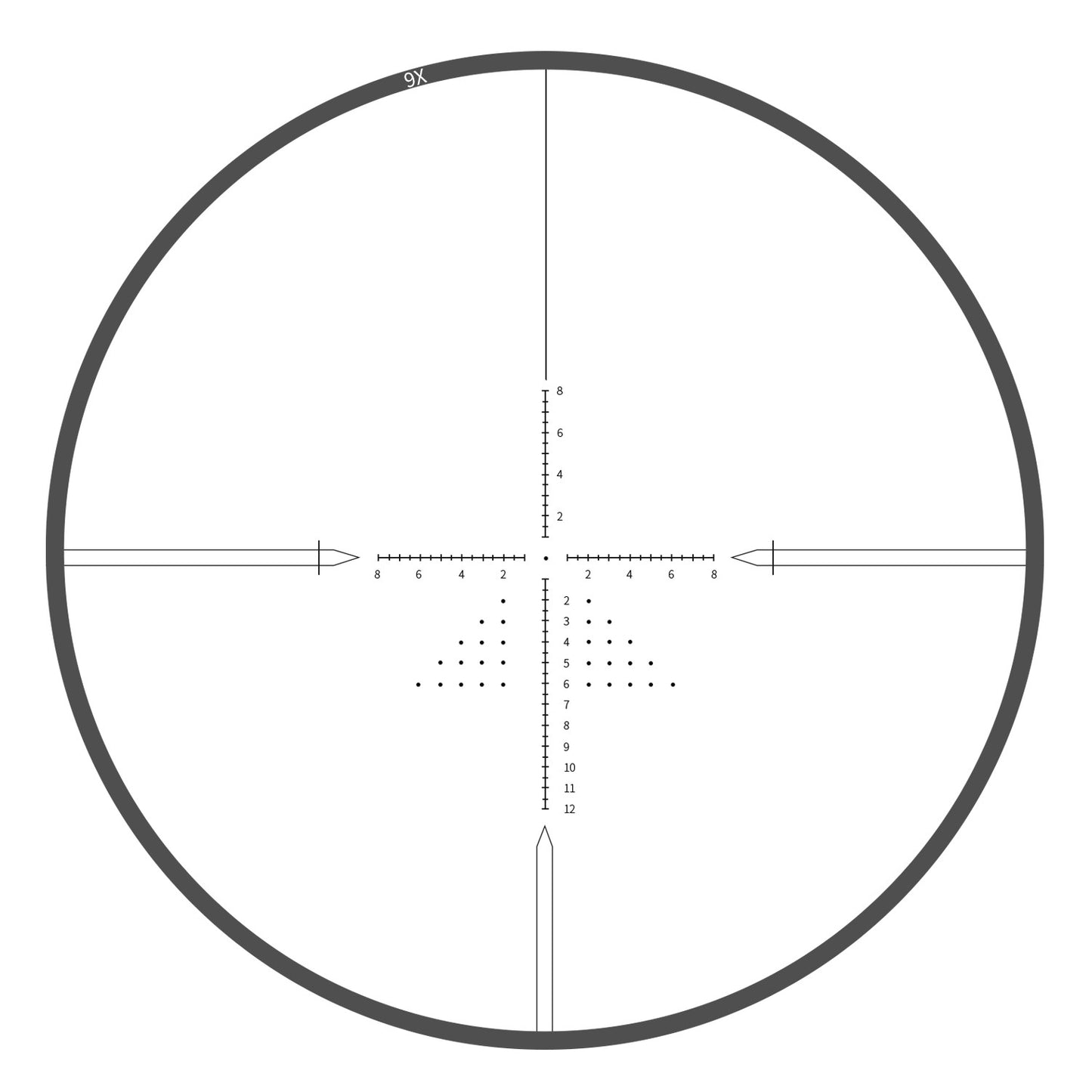 T-EAGLE SCOPE, MR 3-12X42 FFP