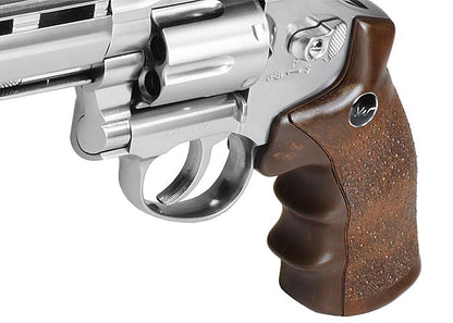 DAN WESSON CO2 BB REVOLVER IN SILVER WITH 8 INCH BARREL