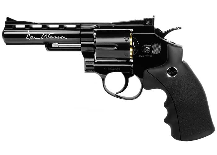 Dan Wesson 4'' Revolver Black 6 shot BB Black