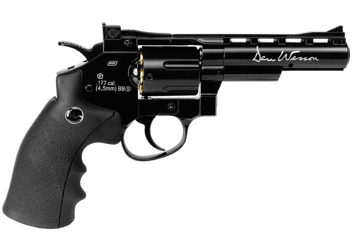 Dan Wesson 4'' Revolver Black 6 shot BB Black