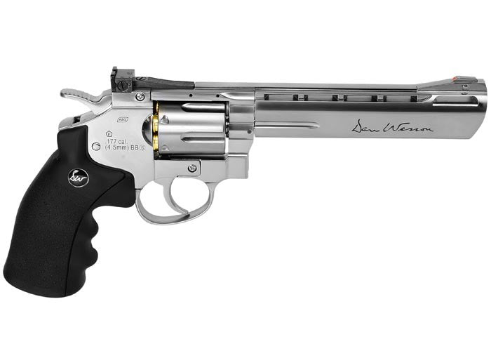 Dan Wesson 6'' Revolver Chrome 6 shot BB