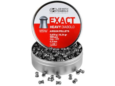 JSB Diabolo Exact HEAVY cal 4.52mm/.177 pellets